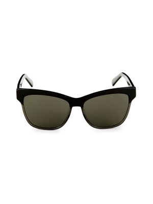 Солнцезащитные очки «кошачий глаз» 57MM , черный Emilio Pucci