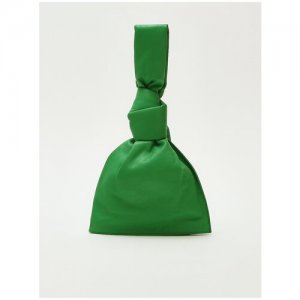 Ресейл сумка женская , Twist, Зеленый, Отличное Bottega Veneta. Цвет: зеленый