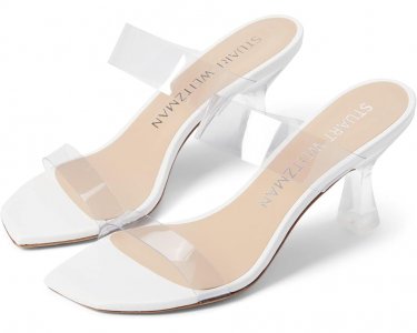 Туфли Kristal Clear Sandal, цвет Clear/White Stuart Weitzman