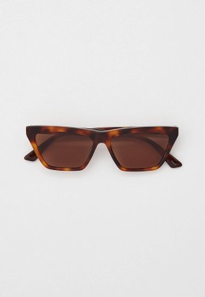 Очки солнцезащитные McQ Alexander McQueen MQ0192S 002. Цвет: коричневый