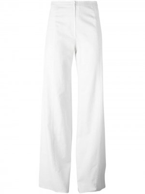 Широкие брюки Emanuel Ungaro Pre-Owned. Цвет: белый