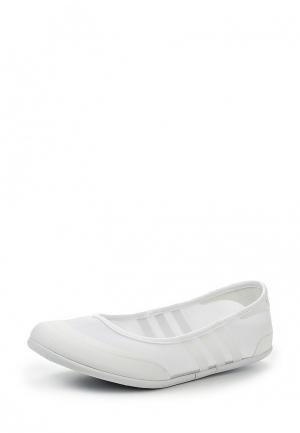 Балетки adidas Neo SUNLINA W. Цвет: белый