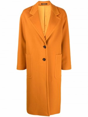 Однобортное пальто Tagliatore. Цвет: оранжевый