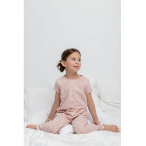Пижама , размер 110, розовый crockid. Цвет: розовый