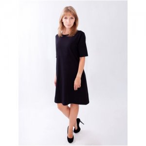Платье , размер 170-96(48), черный TREND. Цвет: черный