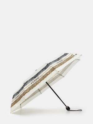 Складной зонт Ferre Milano. Цвет: молочный