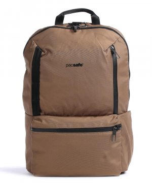Рюкзак Metrosafe X 20л 15″ из переработанного полиэстера, коричневый Pacsafe