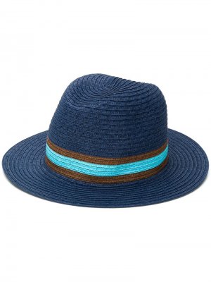 Шляпа с контрастной отделкой Altea. Цвет: синий