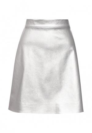 Юбка T-Skirt. Цвет: серебряный