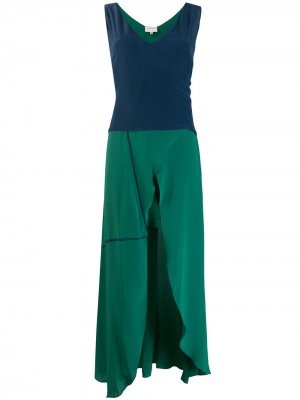 Платье Erato с запахом Zeus+Dione. Цвет: зеленый