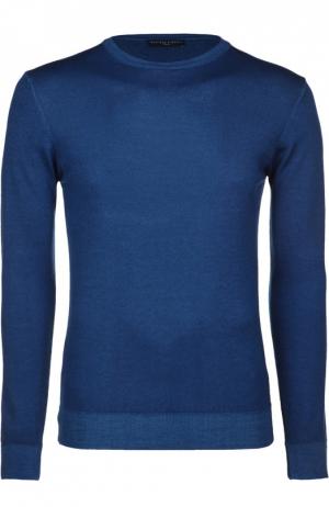Вязаный пуловер Daniele Fiesoli. Цвет: синий