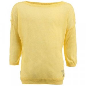 Пуловер , размер 6, желтый GUESS. Цвет: желтый