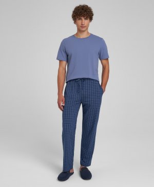 Пижама (футболка и брюки) PJ-0036 BLUE HENDERSON. Цвет: голубой