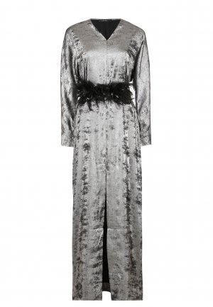 Платье VUALL. Цвет: серый