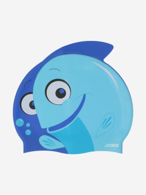 Шапочка для плавания детская , Синий Joss. Цвет: синий