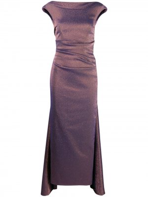 Длинное платье Gazar Talbot Runhof. Цвет: фиолетовый