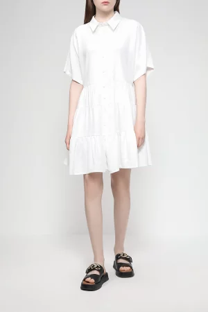 Платье женское GPP23328VE белое 40 Silvian Heach. Цвет: белый