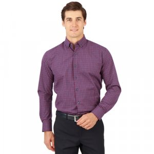 Рубашка , размер 44/182, фиолетовый GroStyle. Цвет: фиолетовый