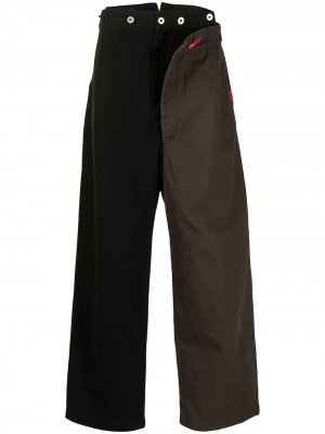 Многослойные брюки Maison Mihara Yasuhiro. Цвет: черный