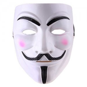 Карнавальная маска Гай Фокс (Анонимус), пластик Fox