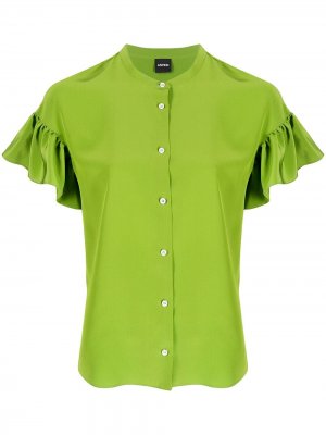 Блузка с расклешенными рукавами Aspesi. Цвет: зеленый