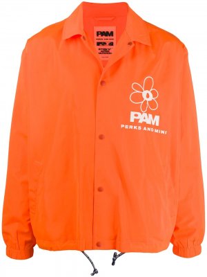 Куртка-рубашка View Coach Perks And Mini. Цвет: оранжевый