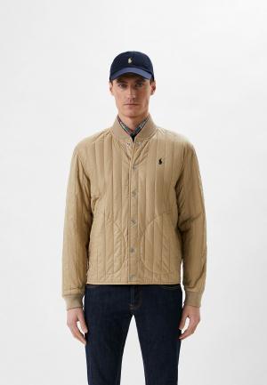 Куртка утепленная Polo Ralph Lauren. Цвет: бежевый