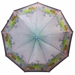 Смарт-зонт , зеленый Crystel Eden. Цвет: зеленый/салатовый