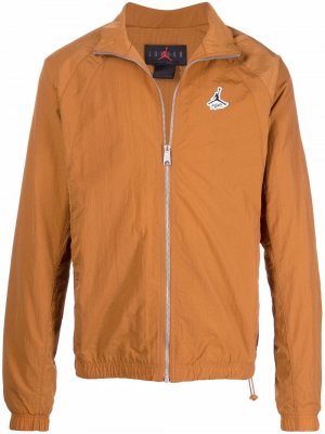 Flight embroidered bomber jacket Nike. Цвет: коричневый