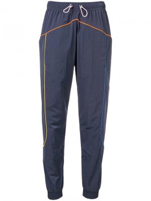 Спортивные брюки с кантом Mira Mikati. Цвет: синий