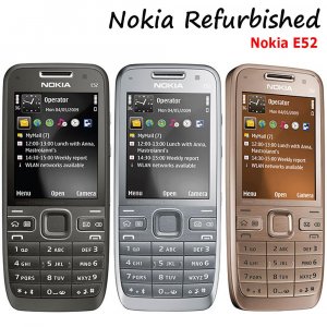 Восстановленный мобильный телефон E52 на базе Android, одна SIM-карта, 1500 мАч Nokia