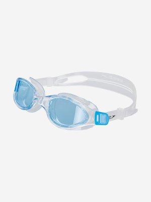 Очки для плавания Futura Plus, Голубой Speedo. Цвет: голубой