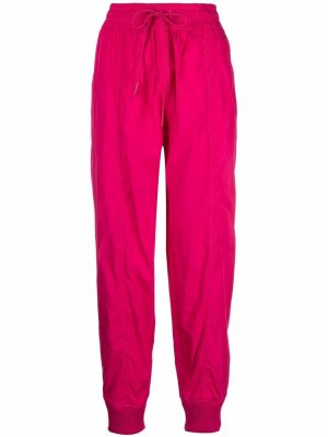 Спортивные брюки с кулиской и логотипом RED Valentino. Цвет: розовый