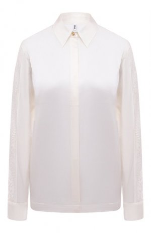 Шелковая блузка Aubade. Цвет: белый