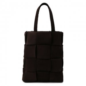 Замшевая сумка-шопер Arco Bottega Veneta. Цвет: коричневый