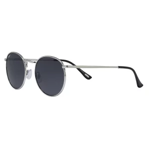 Солнцезащитные очки унисекс OB130 серебристые/черные Zippo