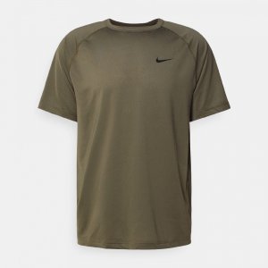 Спортивная футболка Performance Ready, темно-оливковый/черный Nike