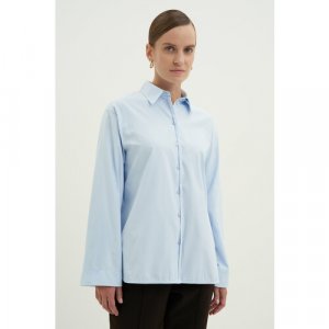 Блуза , размер XL(176-100-106), голубой FINN FLARE. Цвет: голубой/светло-голубой