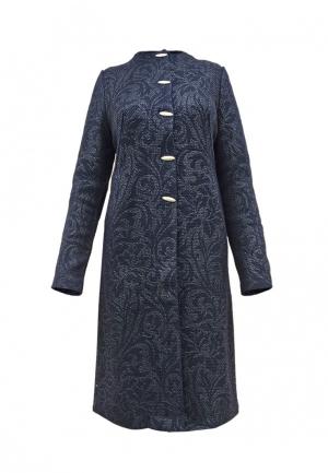 Пальто Sahera Rahmani Элегантность. Цвет: синий