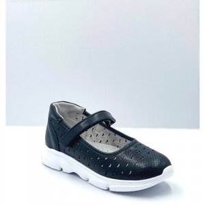 Туфли , размер 33, синий FESS. Цвет: черный/черный..