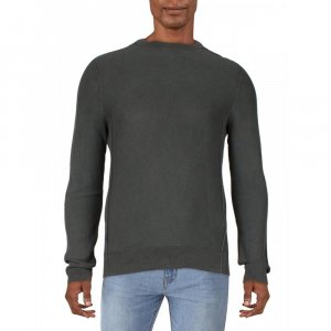 Мужской вязаный пуловер с длинными рукавами пепельный Michael Kors