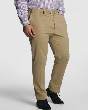 Мужские брюки больших размеров Мирто , бежевый Mirto. Цвет: бежевый