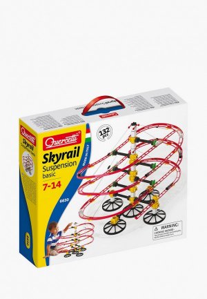 Набор игровой Quercetti Серпантин Skyrail, 132 элемента. Цвет: разноцветный
