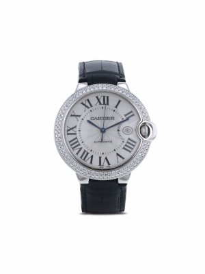 Наручные часы Ballon Bleu De pre-owned 42 мм 2013-го года Cartier. Цвет: серебристый