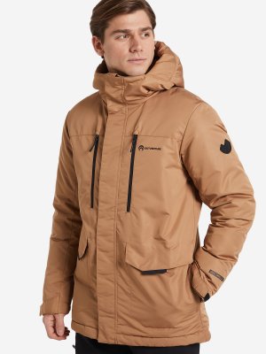 Куртка утепленная мужская , Коричневый, размер 52 Outventure. Цвет: коричневый