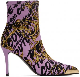 Пурпурные ботинки Brush Couture Scarlett Versace Jeans