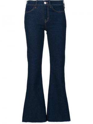 Расклешенные джинсы Mih Jeans. Цвет: синий
