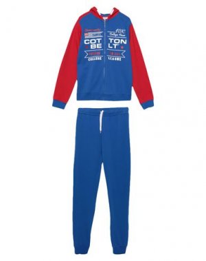 Спортивный костюм COTTON BELT. Цвет: ярко-синий