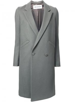 Двубортное пальто Taro Horiuchi. Цвет: зелёный