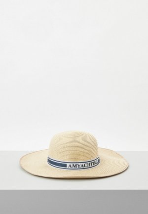 Шляпа Alessandro Manzoni Yachting. Цвет: бежевый